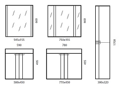  Мебель для ванной Fresh 60 белая – фотография-3